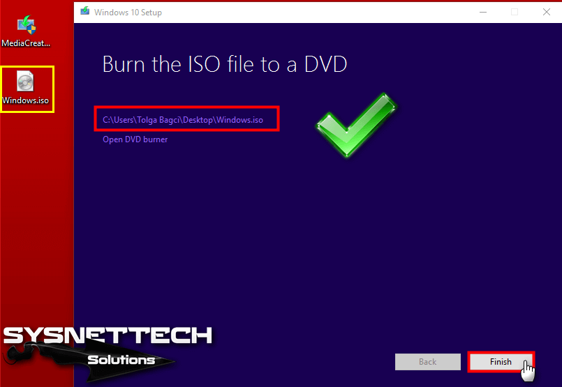 create dvd iso windows 10